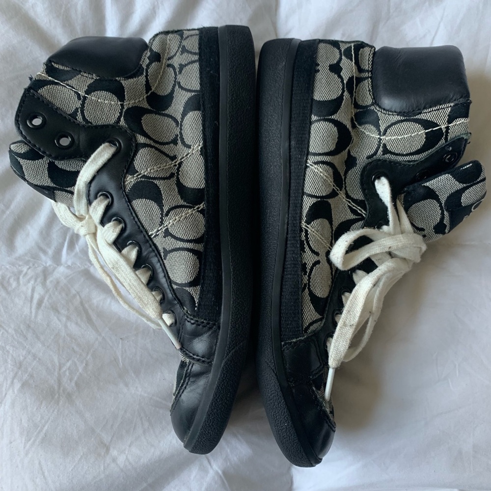 Coach | Black High top sneakers Size 8.5